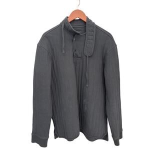 Craig Green x Bjorn Borg Flawed Black Quilted Side Zip Sweater L